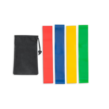Bandas Elásticas Personalizada Non-Woven 4 Itens SP99970 Brinde Personalizado