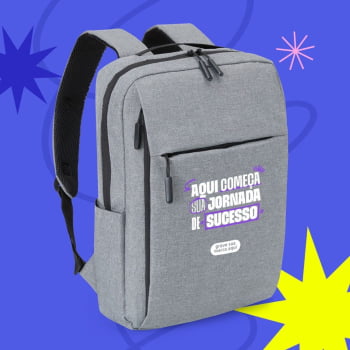 Boas Vindas Mochila Personalizada Poliéster 14 Litros SMMA-01412-BV Brindes Personalizados Boas Vindas Mochila Personalizada Poliéster 14 Litros SMMA-01412-BV Brindes Personalizados