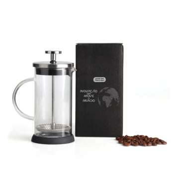 Brinde Feiras e Eventos Personalizado Kit Café Vidro 350ML SMIG-00401-FEE Brindes Personalizados