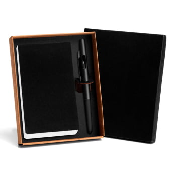 Brinde SIPAT Personalizado Bloco de Anotações com Caneta SMLE-3273C-SIPAT Brindes Personalizados