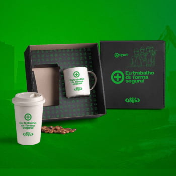 Brinde SIPAT Personalizado Kit Copo e Caneca Bambu SMKT-90160-SIPAT Brindes Personalizados Brinde SIPAT Personalizado Kit Copo e Caneca Bambu SMKT-90160-SIPAT Brindes Personalizados