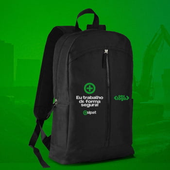 Brinde SIPAT Personalizado Mochila Poliéster 15 Litros SMMA-00541-SIPAT Brinde Personalizado Brinde SIPAT Personalizado Mochila Poliéster 15 Litros SMMA-00541-SIPAT Brinde Personalizado