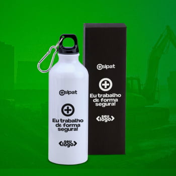 Brinde SIPAT Personalizado Squeeze Alumínio 500 ML SMAS-01510-SIPAT Brinde Personalizado Brinde SIPAT Personalizado Squeeze Alumínio 500 ML SMAS-01510-SIPAT Brinde Personalizado