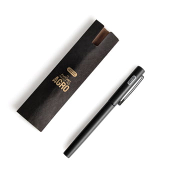 Brindes Feiras e Eventos Personalizado Caneta Alumínio SMCR-70001-FEE Brindes Personalizados