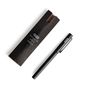 Brindes Feiras e Eventos Personalizado Caneta Alumínio SMCR-70001-FEE Brindes Personalizados