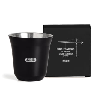 Brindes Feiras e Eventos Personalizado Copo Aço Inox 60 ML SMIC-00161-FEE Brinde Personalizado