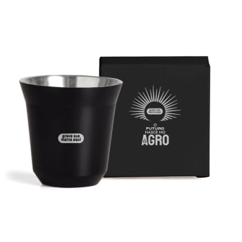 Brindes Feiras e Eventos Personalizado Copo Aço Inox 60 ML SMIC-00161-FEE Brinde Personalizado