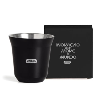 Brindes Feiras e Eventos Personalizado Copo Aço Inox 60 ML SMIC-00161-FEE Brinde Personalizado