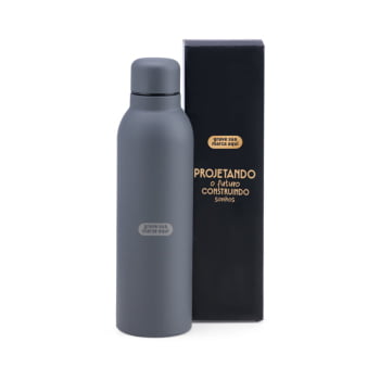 Brindes Feiras e Eventos Personalizado Garrafa Inox 470 ml SMIS-01522-FEE Brinde Personalizado