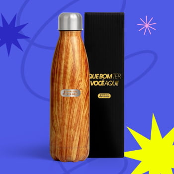 Garrafa Personalizada Aço Inox 750ml SMIS-00768-BV Brindes Personalizados