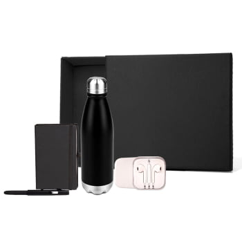 Kit Boas Vindas Personalizado Fone de Ouvido e Acessórios SMKT-9073Q-BV Brindes Personalizados