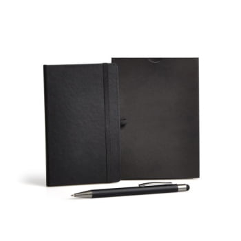 Kit Boas Vindas Personalizado Caderneta com Caneta SMLE-31871-BV Brindes Personalizados