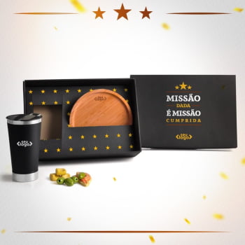 Kit Premiação ao Colaborador Personalizado Cerveja e Petisqueira SMKT-90304-PCL Brindes Personalizados