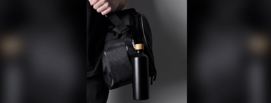 Premiação ao Colaborador Personalizado Garrafa em Alumínio 1 L SMAS-01901-PCL Brindes Personalizados