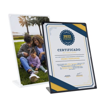 Expositor Personalizado Polistireno  A4 X06291 Brinde Personalizado