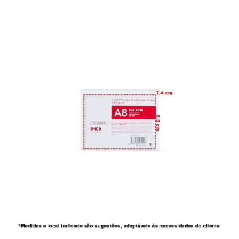 Expositor Personalizado Polistireno  A8 X06214 Brinde Personalizado