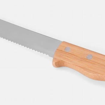 Faca Personalizada Bambu / Inox SMUB-00563-900 Brinde Personalizado