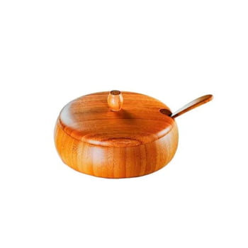 Farinheira Personalizada Bambu 2 Peças SMCJ-00673 Brinde Personalizado
