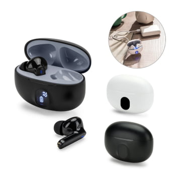 Fone de Ouvido Personalizado ABS Bluetooth SP97188 Brinde Personalizado