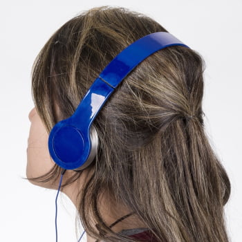 Fone de Ouvido Personalizado com Fio Estéreo X12614 Brinde Personalizado