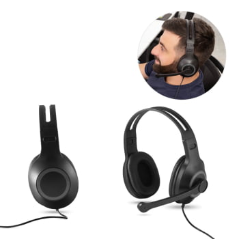 Fone de Ouvido Personalizado Headset Com fio SP97088 Brindes Personalizados