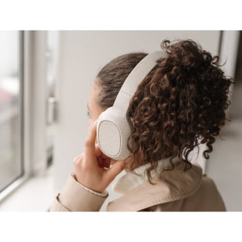 Fone de Ouvido Personalizado Headset Sustentável Bluetooth SP57939 Brindes Personalizados