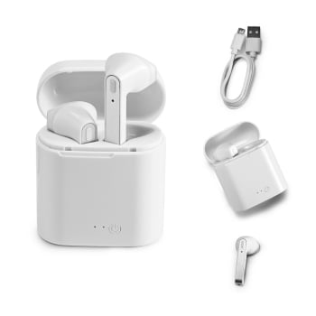 Fone de Ouvido Personalizado Wireless ABS Bluetooth SP97912 Brinde Personalizado