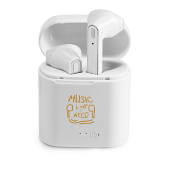 Fone de Ouvido Personalizado Wireless ABS Bluetooth SP97912 Brinde Personalizado