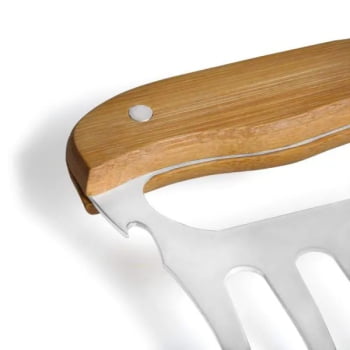 Garfo Personalizado Bambu / Inox SMUD-00263 Brinde Personalizado