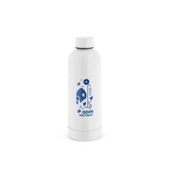 25 Squeezes Térmico Aço Inox 90% Reciclado 550 ml Brinde Personalizado Sustentável