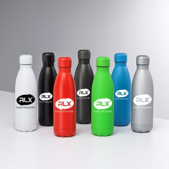 Brinde Presente Dia dos Pais Garrafa Squeeze Aço Inox 750 ml Tampa Rosqueável-PAI