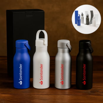 Brinde Presente Dia dos Pais Personalizado Squeeze Garrafa Alumínio Sustentável 100% reciclado 700ml SP94295-PAI