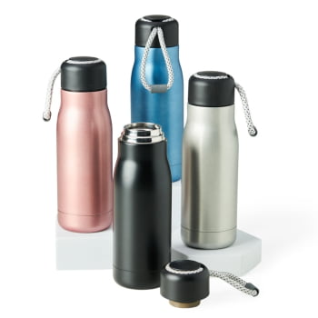 Garrafa Personalizada Inox 420 ML X18723 Brindes Personalizados