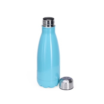 Garrafa Squeeze Personalizada 540 ml Aço Inox Brilhante Brindes Personalizados