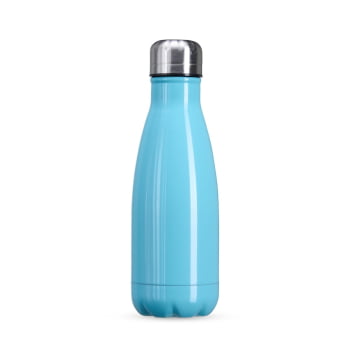 Garrafa Squeeze Personalizada 540 ml Aço Inox Brilhante Brindes Personalizados