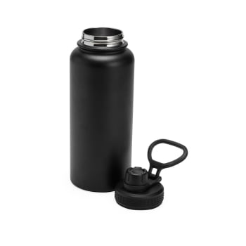 Garrafa Térmica Personalizada 1 litro Squeeze Aço Inox com Tampa com Bocal Brinde Personalizado