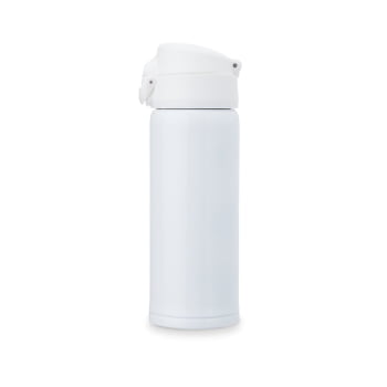 Garrafa Térmica Personalizada 400 ml Squeeze Aço Inox Tampa PP e Trava