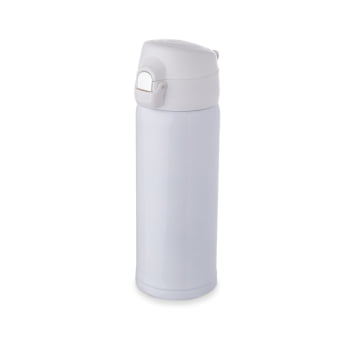 Garrafa Térmica Personalizada 400 ml Squeeze Aço Inox Tampa PP e Trava