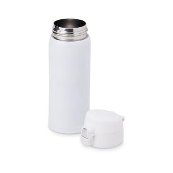 Garrafa Térmica Personalizada 400 ml Squeeze Aço Inox Tampa PP e Trava