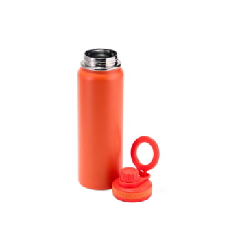 Garrafa Térmica Personalizada 850 ml Squeeze Aço Inox Suporte Celular Brindes