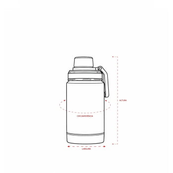 Garrafa Térmica Personalizada Inox 400ml X09181 Brinde Personalizado