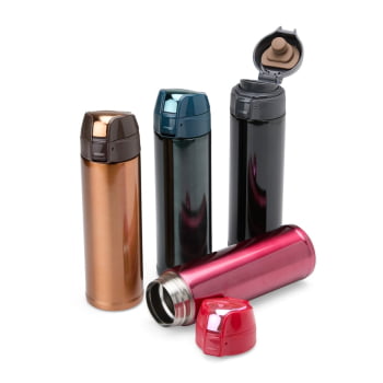 Garrafa Térmica Personalizada Inox 480 ML X18889 Brindes Personalizados