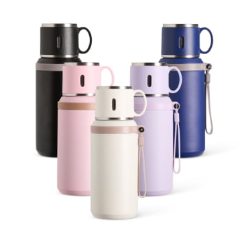 Garrafa Térmica Personalizada Inox 600ML X18975 Brindes Personalizados