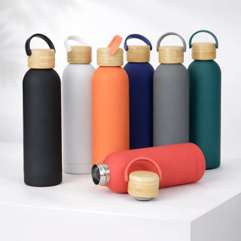 Garrafa Térmica Personalizada Inox 600ml X19104 Brindes Personalizados