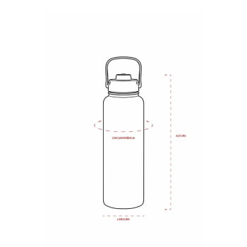 Garrafa Térmica Personalizada Inox 950ml X06097A Brindes Personalizados