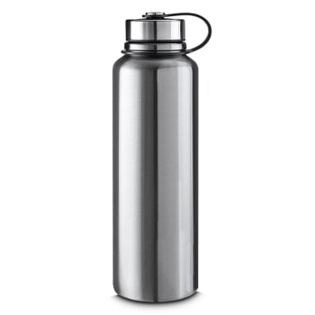 Garrafa Térmica Squeeze Aço Inox 1 Litro com Alça Bebida Quente e Fria Brindes Personalizados