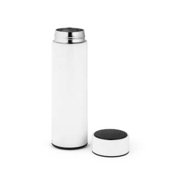 Garrafa Térmica Squeeze Aço Inox 450 ml Termômetro Brinde Personalizado