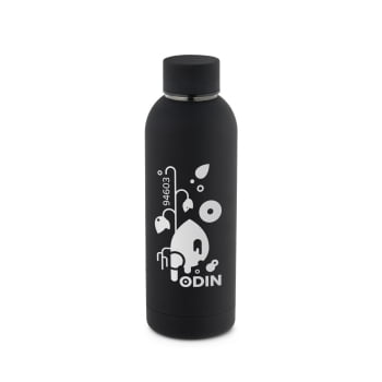 Garrafa Térmica Squeeze Aço Inox 550 ml Sustentável Emborrachado Brinde Personalizado