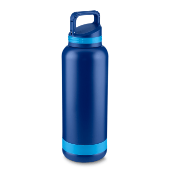 Garrafa Térmica Squeeze Aço Inox 750ml Alça Mosquetão Bebida Quente e Fria Brindes Personalizados