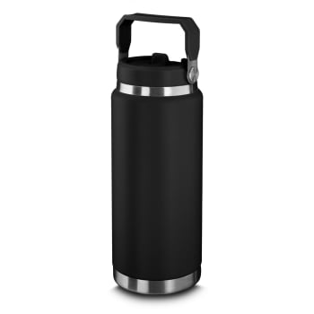 Garrafa Térmica Squeeze Aço Inox 900ml com Alça Bebida Quente e Fria Brindes Personalizados